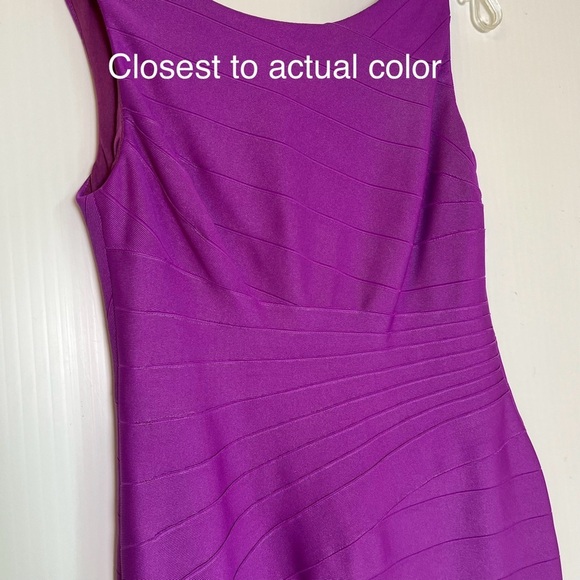 Kay Unger Bandage Sheath Midi Dress Size 8 Sleeveless Stunning Dress On - Picture 4 of 4